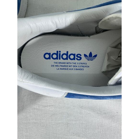 Adidas Gazelle 85 Men’s sz 9.5 Blue Bird Cloud White Mens Athletic Sneaker 2022 - Picture 11 of 13